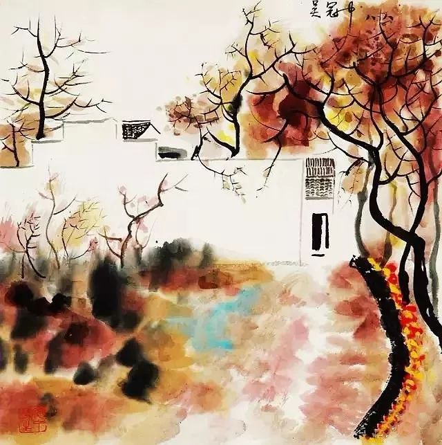 吴冠中笔下最美的农家院,赏心悦目!(图6) 吴冠中笔下最美的农家院,赏心悦目!(图6)