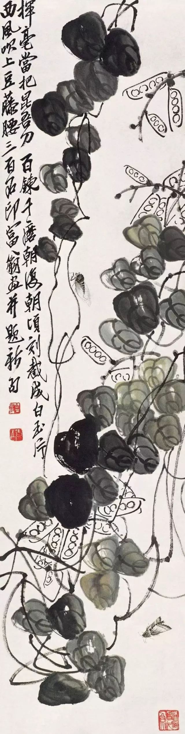齐白石笔下的夏日生灵(图24) 齐白石笔下的夏日生灵(图24)