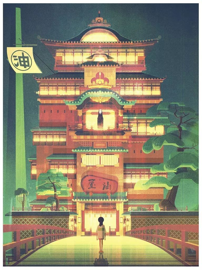 全球50位艺术家致敬宫崎骏创作的作品(图3) 全球50位艺术家致敬宫崎骏创作的作品(图3)