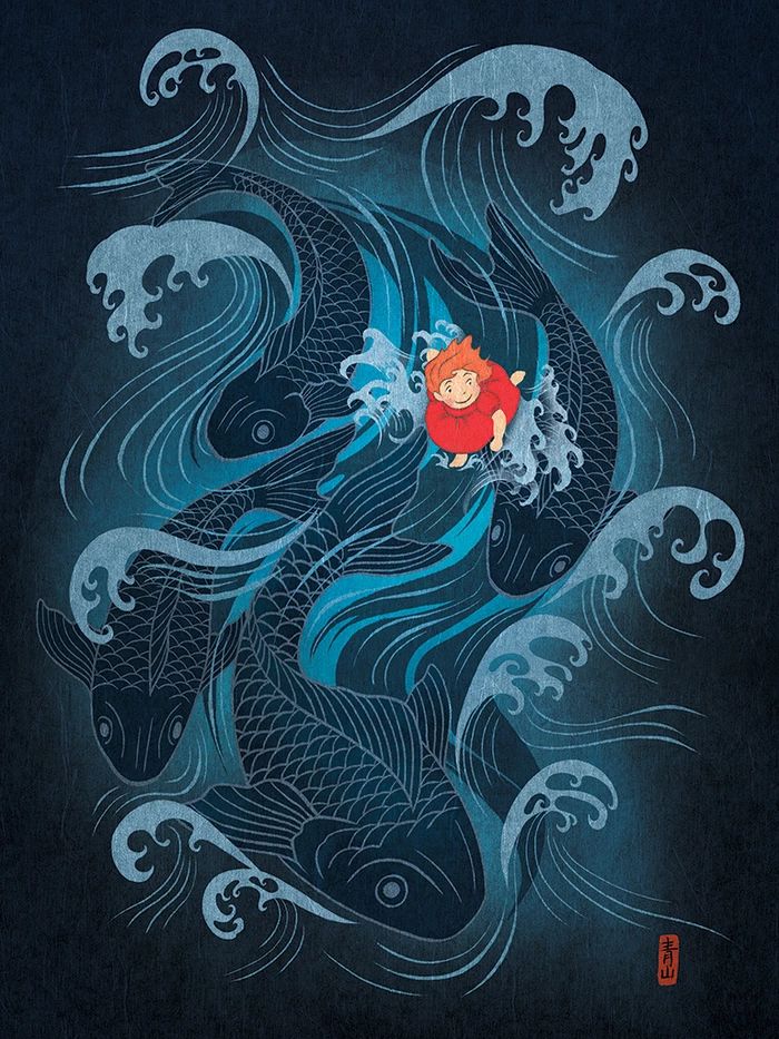 全球50位艺术家致敬宫崎骏创作的作品(图10) 全球50位艺术家致敬宫崎骏创作的作品(图10)