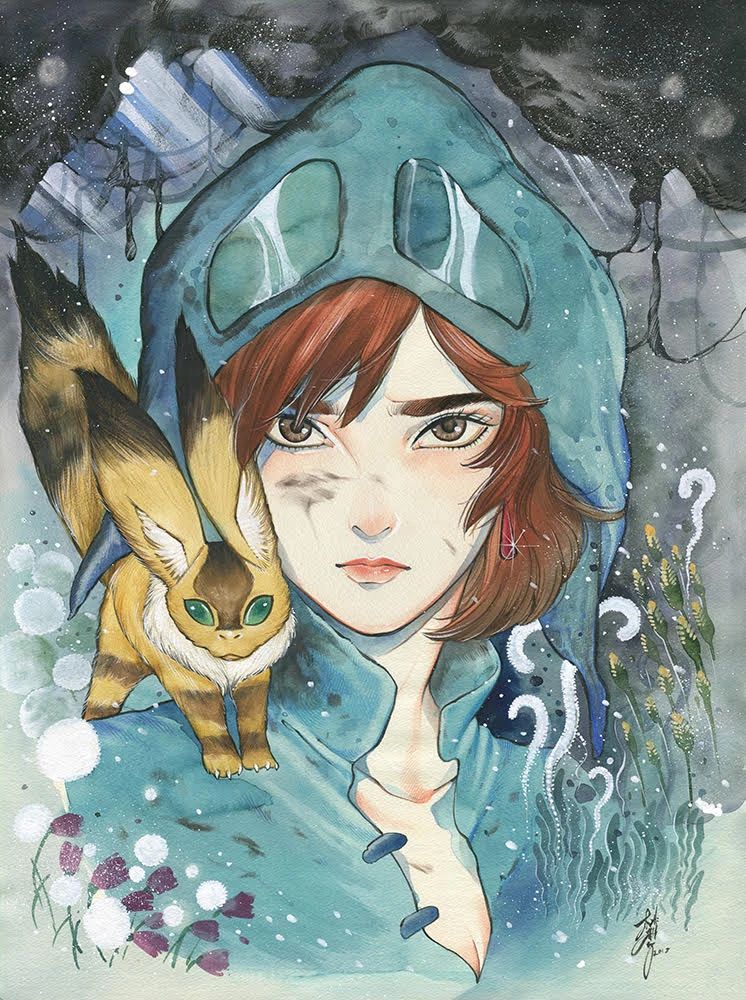 全球50位艺术家致敬宫崎骏创作的作品(图23) 全球50位艺术家致敬宫崎骏创作的作品(图23)