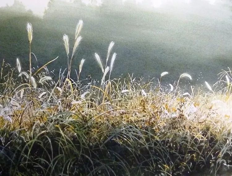 日本画家 阿部智幸:水彩画家笔中自然的光和彩,精彩绝伦!(图11) 日本画家 阿部智幸:水彩画家笔中自然的光和彩,精彩绝伦!(图11)