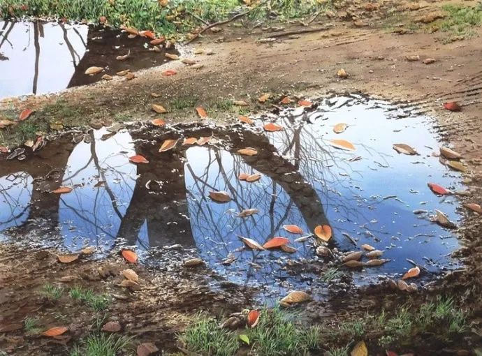 日本画家 阿部智幸:水彩画家笔中自然的光和彩,精彩绝伦!(图15) 日本画家 阿部智幸:水彩画家笔中自然的光和彩,精彩绝伦!(图15)