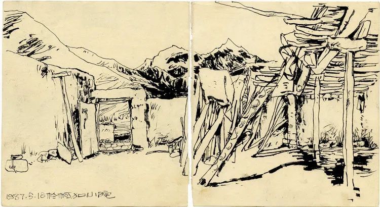 于小冬风景素描四十年1983-2023(图4) 于小冬风景素描四十年1983-2023(图4)