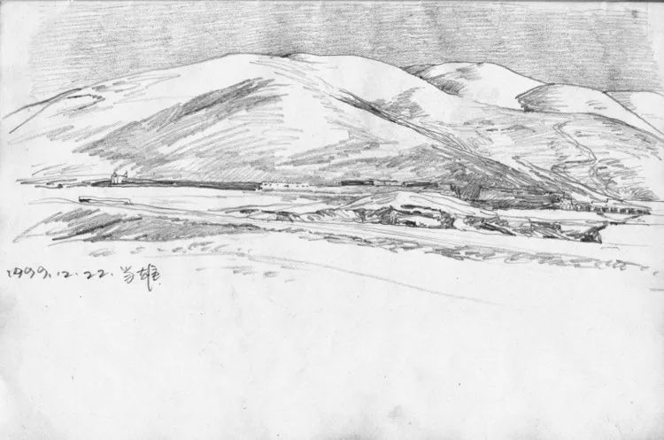 于小冬风景素描四十年1983-2023(图17) 于小冬风景素描四十年1983-2023(图17)