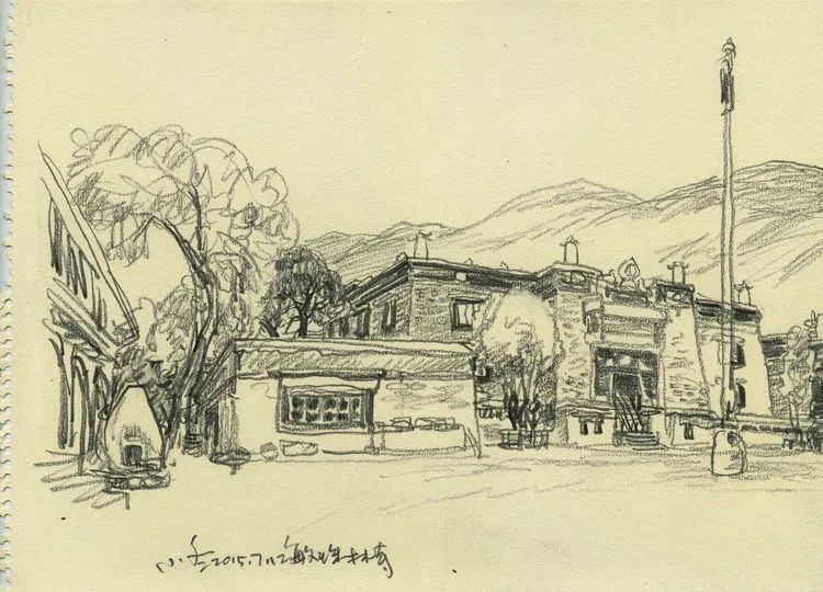 于小冬风景素描四十年1983-2023(图36) 于小冬风景素描四十年1983-2023(图36)