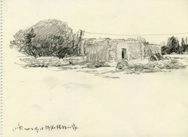 于小冬风景素描四十年1983-2023(图38) 于小冬风景素描四十年1983-2023(图38)