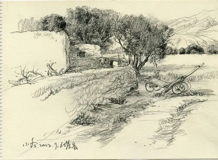于小冬风景素描四十年1983-2023(图39) 于小冬风景素描四十年1983-2023(图39)