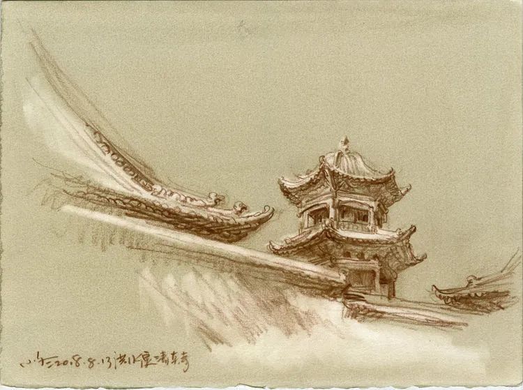 于小冬风景素描四十年1983-2023(图52) 于小冬风景素描四十年1983-2023(图52)
