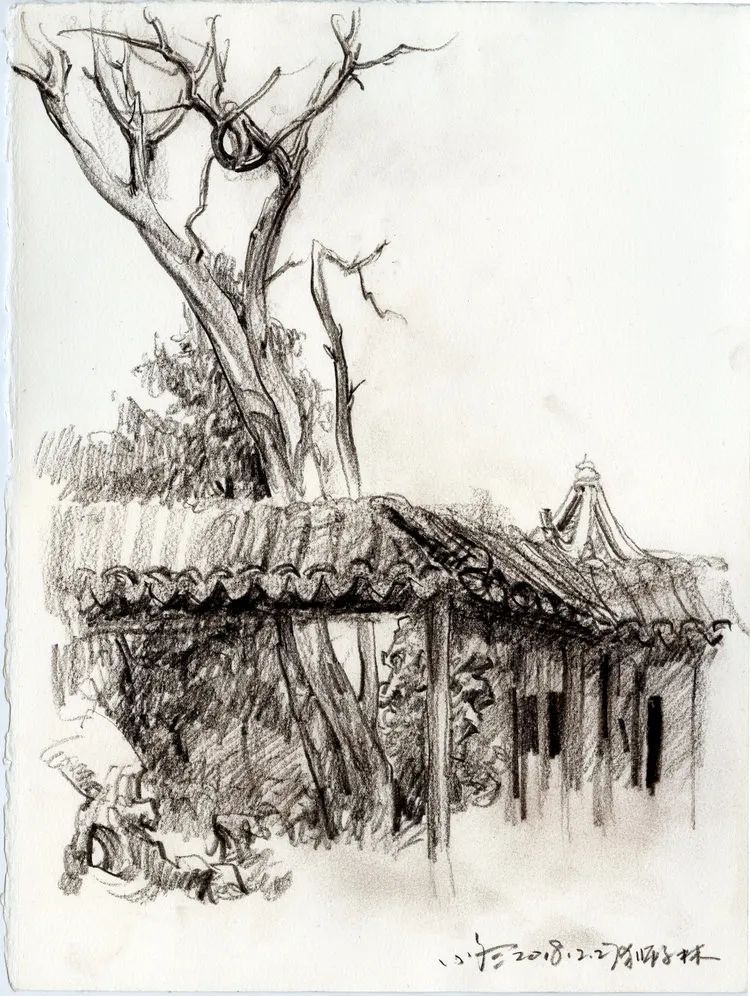 于小冬风景素描四十年1983-2023(图61) 于小冬风景素描四十年1983-2023(图61)