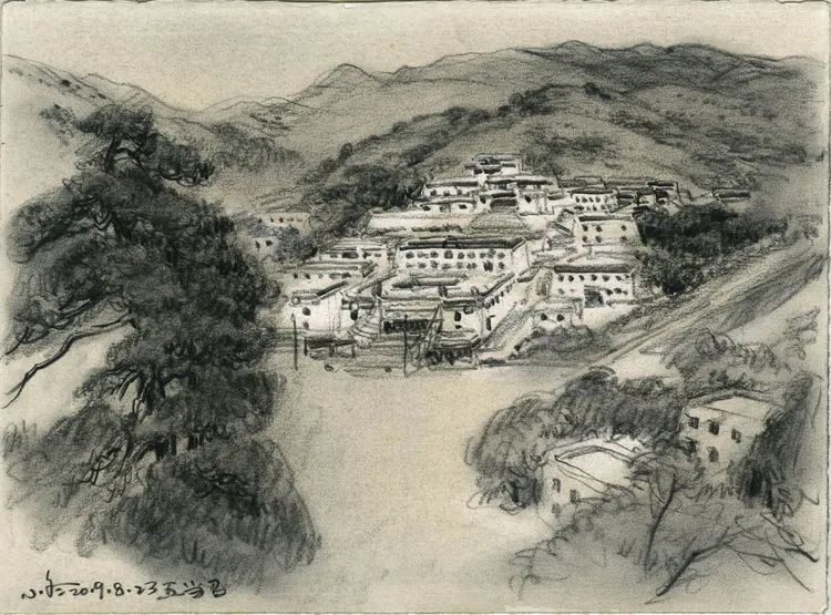 于小冬风景素描四十年1983-2023(图65) 于小冬风景素描四十年1983-2023(图65)
