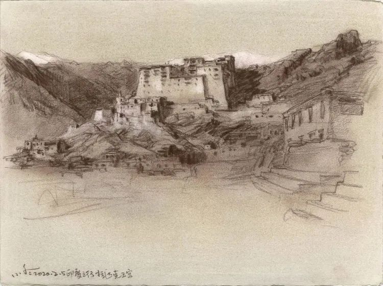于小冬风景素描四十年1983-2023(图71) 于小冬风景素描四十年1983-2023(图71)