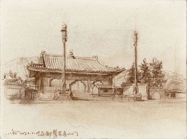 于小冬风景素描四十年1983-2023(图81) 于小冬风景素描四十年1983-2023(图81)