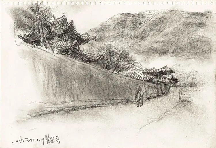 于小冬风景素描四十年1983-2023(图83) 于小冬风景素描四十年1983-2023(图83)