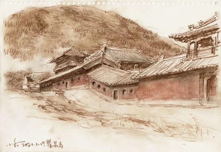 于小冬风景素描四十年1983-2023(图82) 于小冬风景素描四十年1983-2023(图82)