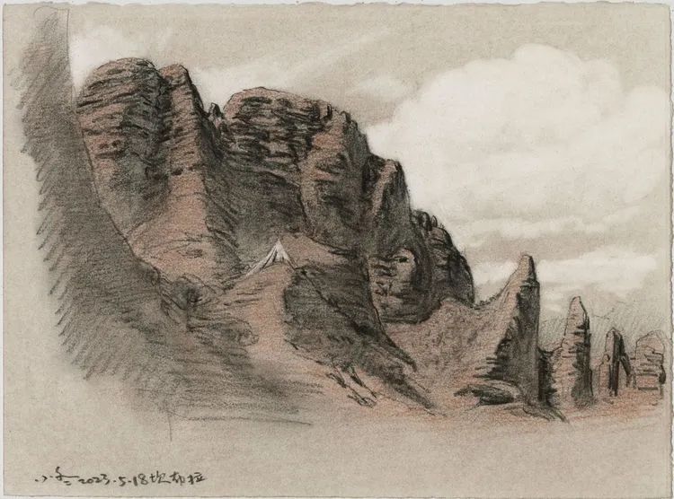 于小冬风景素描四十年1983-2023(图86) 于小冬风景素描四十年1983-2023(图86)