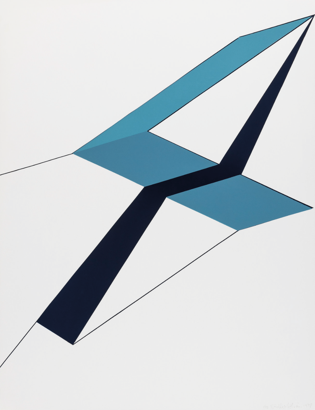 伊斯特万·纳德勒(匈牙利)-无题,纸面丝网印刷,64.5x49.5cm,1978年.png