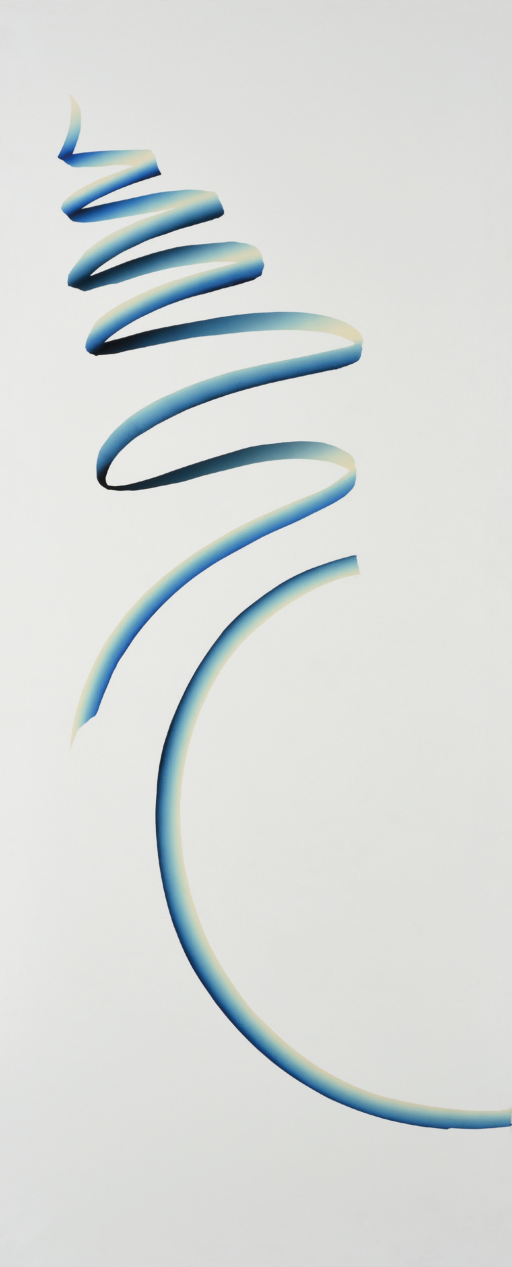 塔马斯·亨茨(匈牙利)-酷线,布面油画,250x100cm,1985年.png
