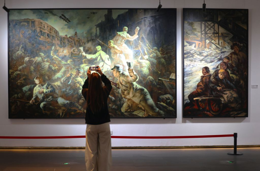 纪念九一八事变爆发95周年全国美术作品展展出作品