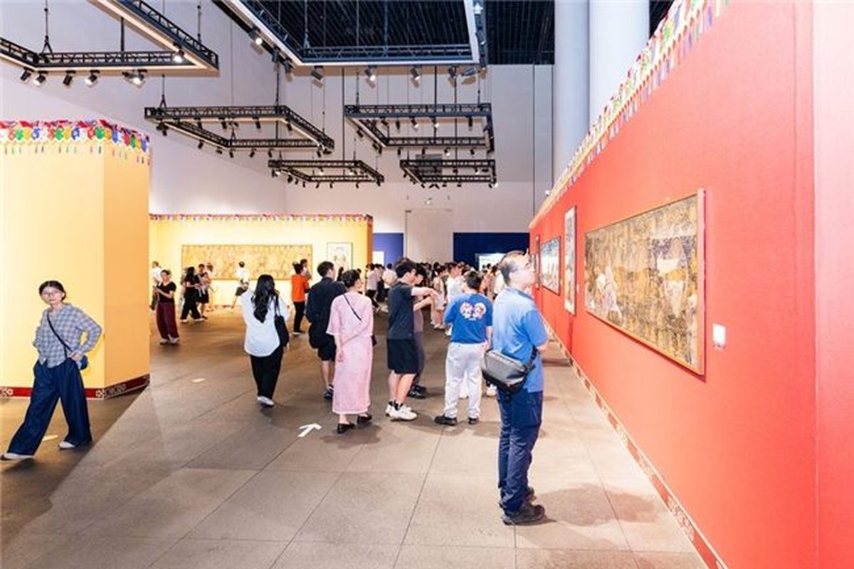 深圳美术馆「梵韵丹青」热贡娘本唐卡艺术展