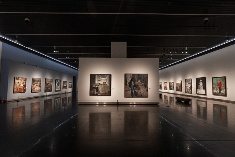 悲鸿风度·第三届油画双年展展厅现场