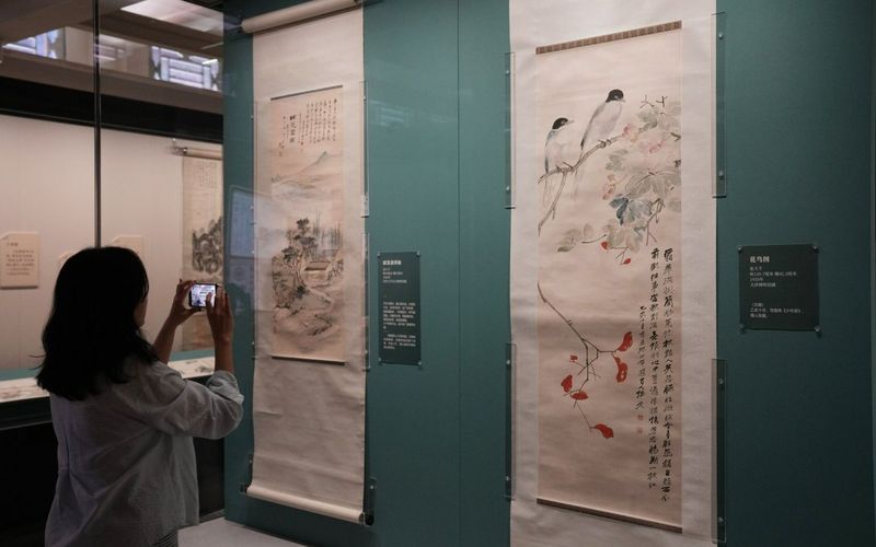 南张北溥交游网络展品