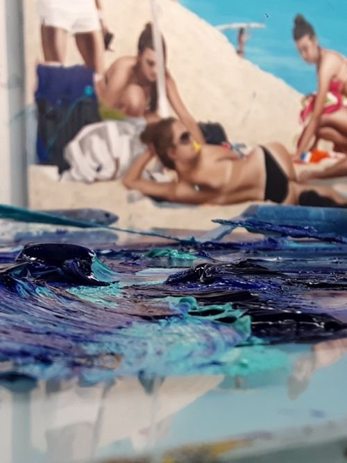 托克瓦斯·戴森蓝色绘画作品 托克瓦斯·戴森蓝色绘画作品 · SEEEEART