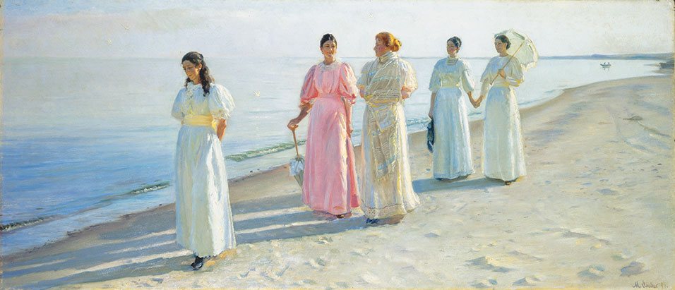 瑞典国立博物馆海滩主题展展品与绘画 · SEEEEART