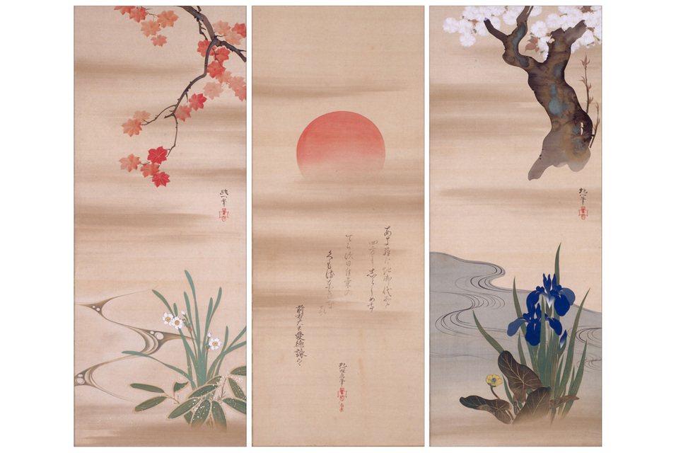 琳派 酒井抱一 新奥尔良美术馆 日本绘画 江户时代 屏风 琳派 酒井抱一 新奥尔良美术馆 日本绘画 江户时代 屏风 · SEEEEART