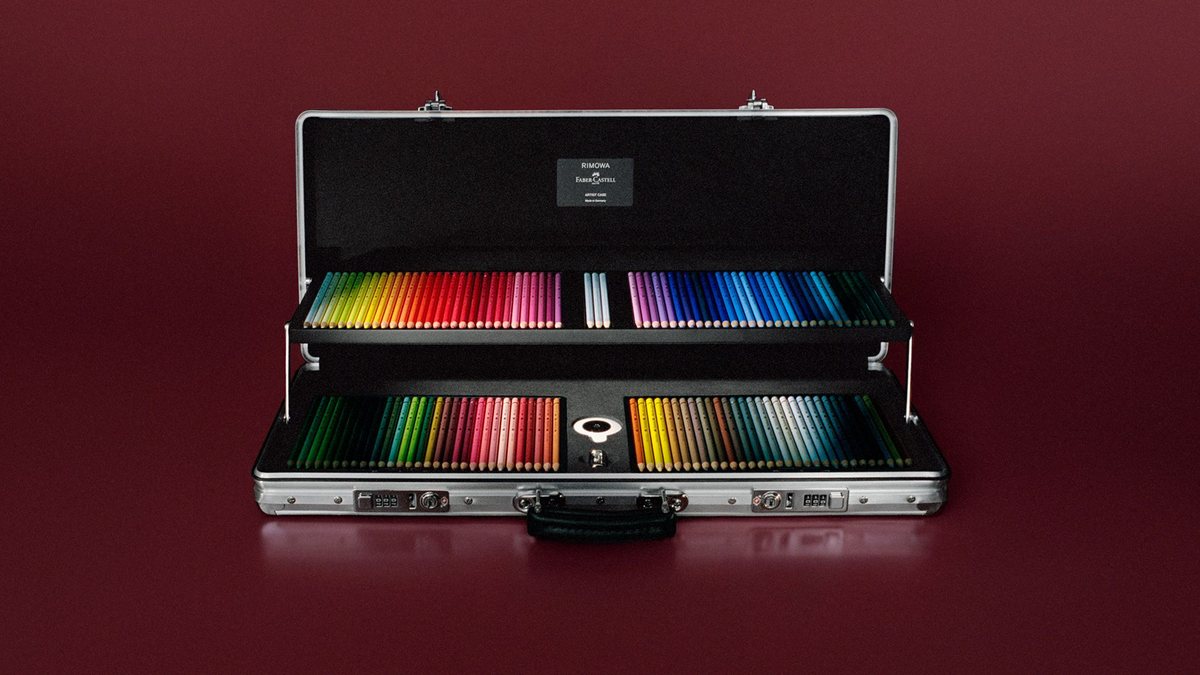 Rimowa 与 Faber-Castell 联名艺术家手提箱与色铅笔 Rimowa 与 Faber-Castell 联名艺术家手提箱与色铅笔 · SEEEEART