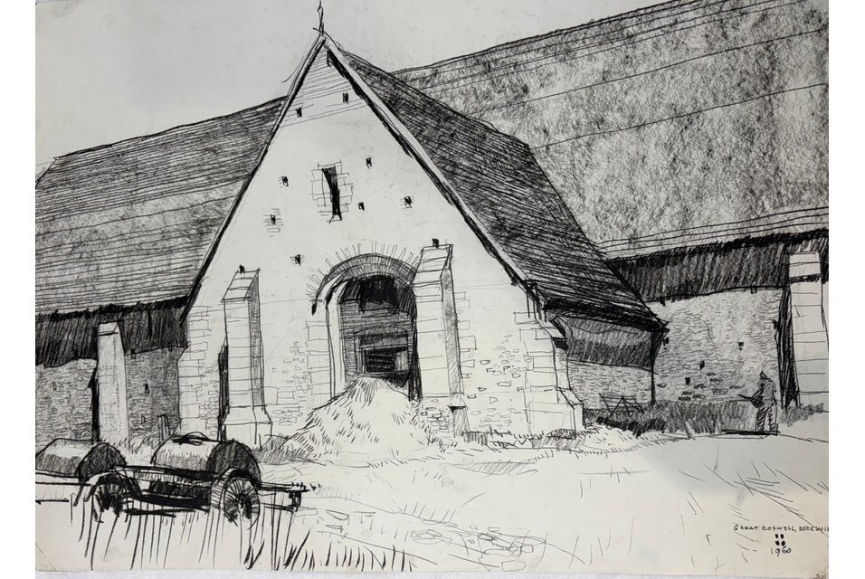 Ernest Born 中世纪建筑素描展现场与作品 · SEEEEART
