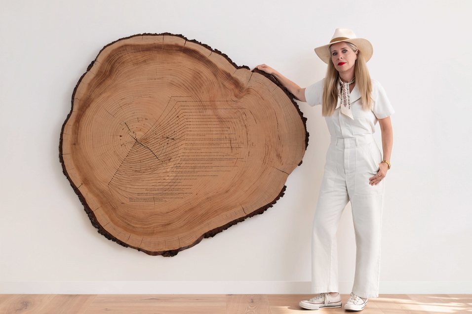 Tiffany Shlain Dendrofemonology 女性史年轮树 装置 diRosa 当代艺术中心