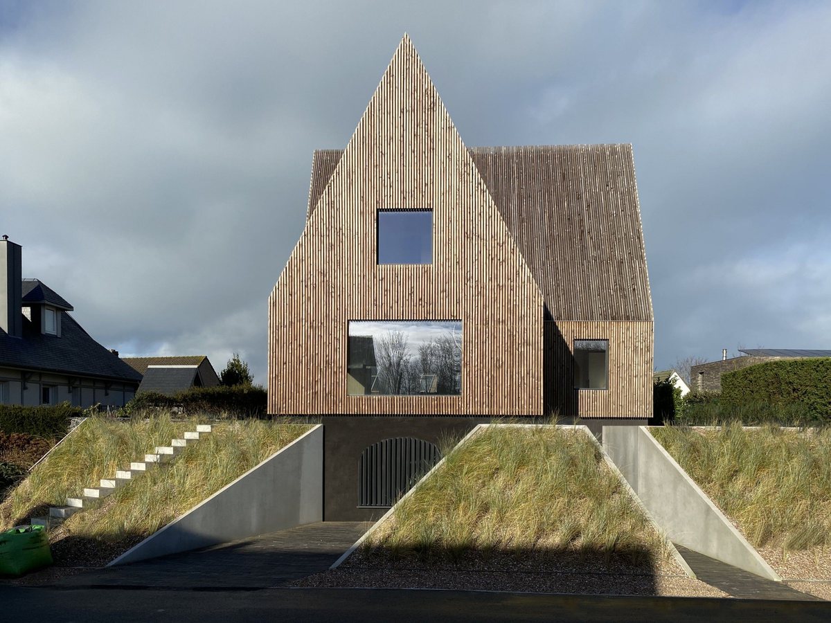 Vantieghem Talebi 比利时木质住宅 House of Cards 建筑外观 Vantieghem Talebi 比利时木质住宅 House of Cards 建筑外观