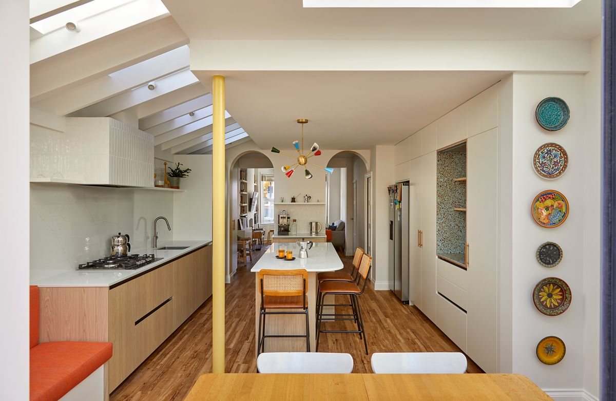 Ealing Return 伦敦住宅加建 Brown Urbanism Kitchen Bee 厨房与餐厅 Ealing Return 伦敦住宅加建 Brown Urbanism Kitchen Bee 厨房与餐厅