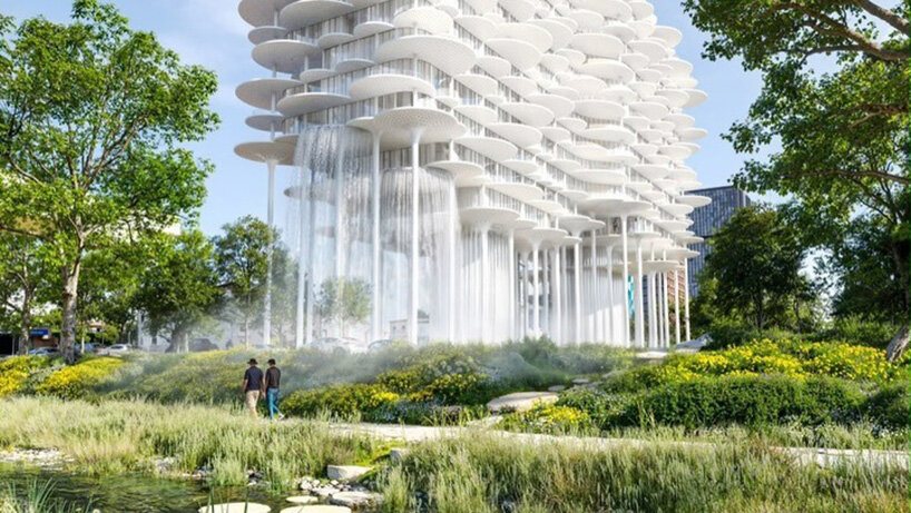 BIG 赢下地拉那喷泉广场竞赛：把整栋建筑抬到公园之上，地面全部留给公众