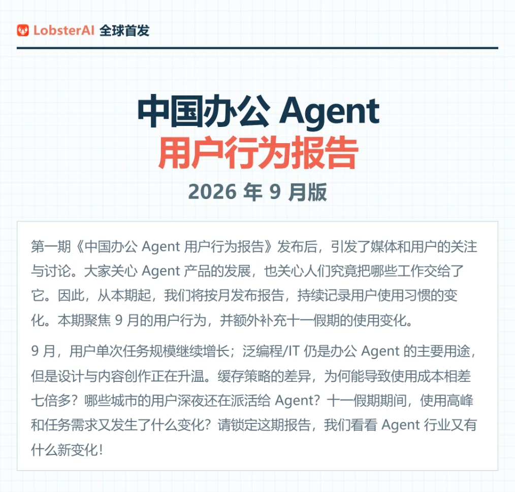 中国办公Agent用户行为报告 完整版 