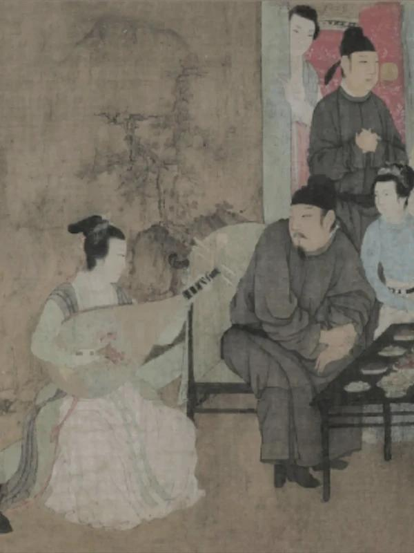 韩熙载夜宴图宋摹本首次亮相杭州:故宫国宝