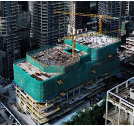 京东美术馆建设工地航拍,场馆预计2028年正式开馆(图片来源:雅昌艺术网)